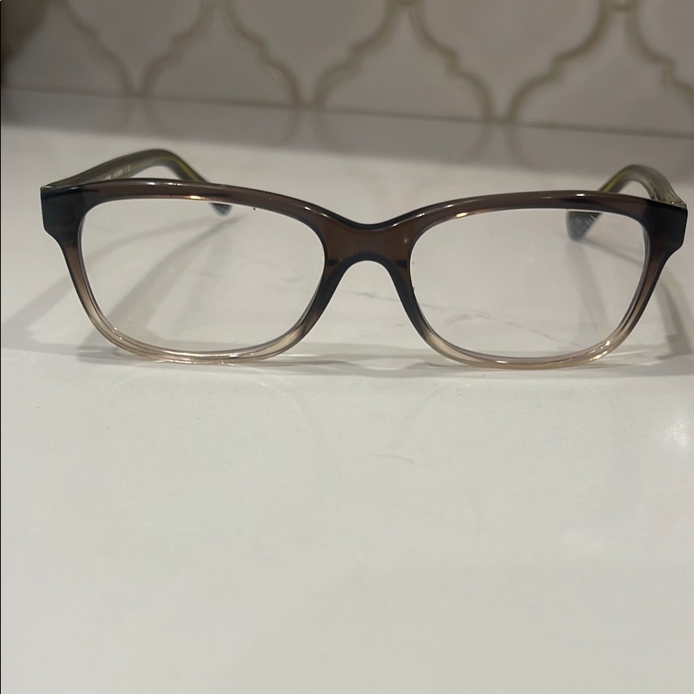 Coach Black and Tan Eyeglasses